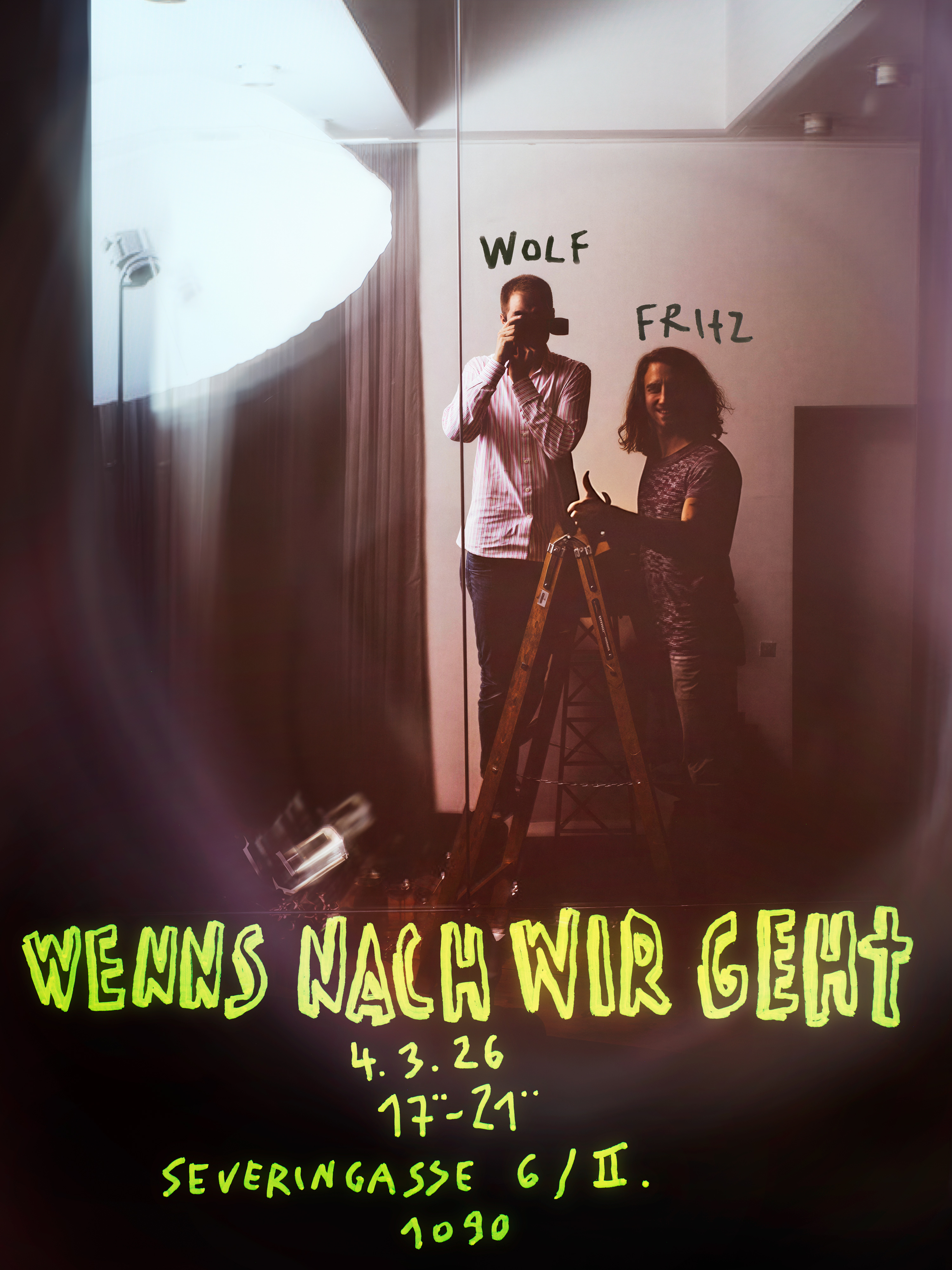 Einladung: Wenn's nach wir geht -- Wolf und Fritz, 4.3.2026, Severingasse 6, 1090 Wien